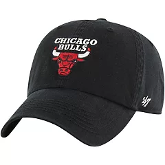 47 Black Chicago Bulls Classic Franchise Fitted Hat