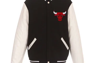 Chicago Bulls JH Design Reversible Varsity Jacket