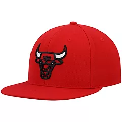 Men's Mitchell & Ness Red Chicago Bulls Ground 2.0 Snapback Hat
